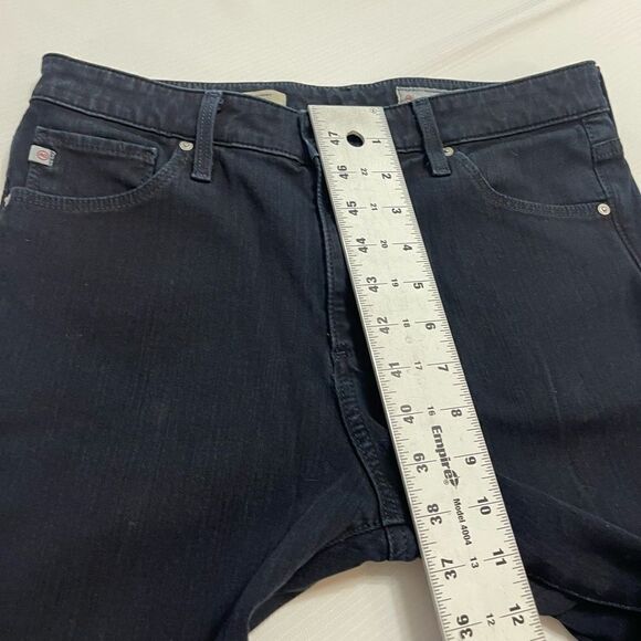 Adriano Goldschmied The Farrah Skinny High Rise Dark Blue Wash Denim Jeans Sz 28 - Picture 4 of 9